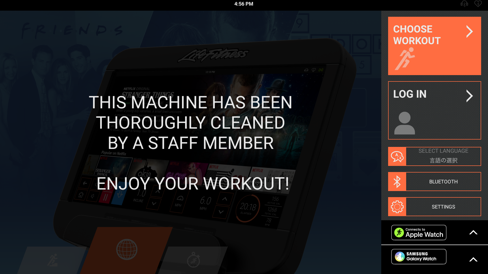 Life Fitness Discover SE3, SE3HD, ST, Cybex 70T Console Cardio Cleaning